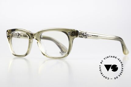 Chrome Hearts Dooable Dicke Azetatbrille Herren, mit den typischen Chrome Hearts Insignien, Passend für Herren