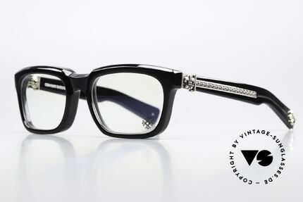 Chrome Hearts See You In Tea Herrenbrille Mit Schwertlilie, Mod. SEE YOU IN TEA, BK, Größe 53/20-143, Passend für Herren