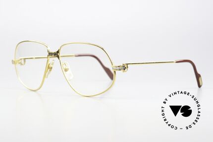Cartier Panthere G.M. - M Vintage Brille 1988 Luxus, wurde 1988 veröffentlicht und dann bis 1997 produziert, Passend für Herren