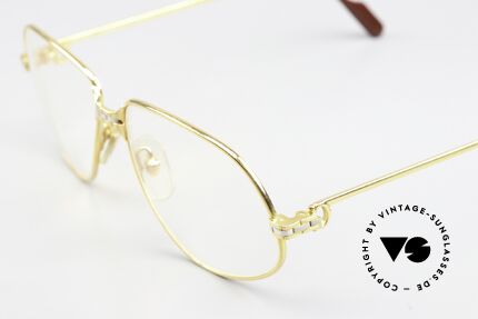 Cartier Panthere G.M. - M Vintage Brille 1988 Luxus, teure Luxus-Brillenfassung in Medium Größe 56-14, 135, Passend für Herren