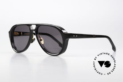 Jacques Marie Mage Billionaire Büffelhorn Aviator Brille, streng limitierte JMM Sonnenbrille in Größe 57-16, Passend für Herren