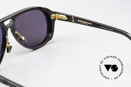 Jacques Marie Mage Billionaire Büffelhorn Aviator Brille, Größe: large, Passend für Herren