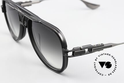 DITA Grand Decade 30th Anniversary Edition, schwarze Titanium-Komponenten mit Azetat-Inlays, Passend für Herren