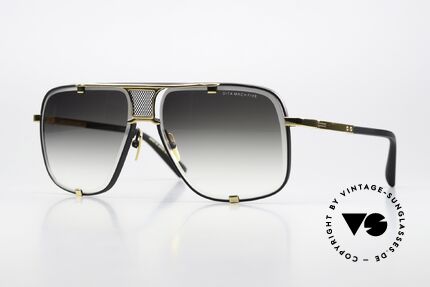 DITA Mach Five Titanium Brille X Large Size, DITA Mach-Five, DRX-2087-A-BLK-GLD-64 (64/14), Passend für Herren
