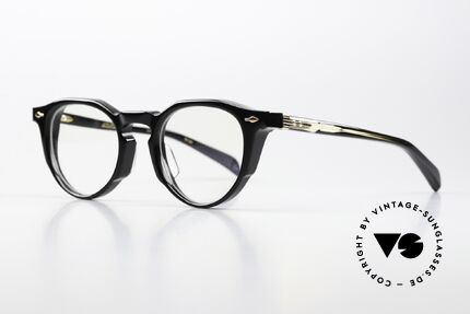 Jacques Marie Mage Sheridan Panto Brille Art Deco Style, color NOIR, Demo Lens, 18kt Gold in Größe 46/22, Passend für Herren und Damen Jacques Marie Mage Sheridan Panto Brille Art Deco Style, color NOIR, Demo Lens, 18kt Gold in Größe 46/22, Passend für Herren und Damen