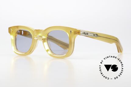 Jacques Marie Mage Devaux Sonnenbrille Panto Eckig, col. code: Saffron / Pebble, Silver, in Größe 43-27, Passend für Herren