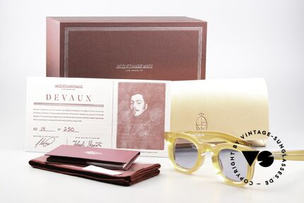 Jacques Marie Mage Devaux Sonnenbrille Panto Eckig, Größe: medium, Passend für Herren