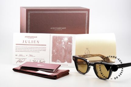 Jacques Marie Mage Julien Massive Azetat Sonnenbrille, Größe: large, Passend für Herren und Damen