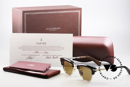 Jacques Marie Mage Sartre Philosophen Sonnenbrille, Größe: large, Passend für Herren Jacques Marie Mage Sartre Philosophen Sonnenbrille, Größe: large, Passend für Herren