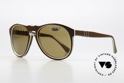 Persol 649/3 Ratti Sport Steve McQueen Sonnenbrille, Modell 649 = das berühmteste Modell von Persol, Passend für Herren