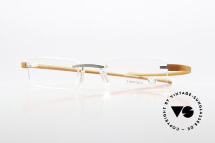 Tag Heuer 3102 Reflex Titan Luxusbrille Randlos Details
