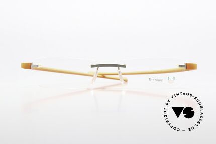 Tag Heuer 3102 Reflex Titan Luxusbrille Randlos, eine extrem sportliche Randlosbrille für Herren, Passend für Herren