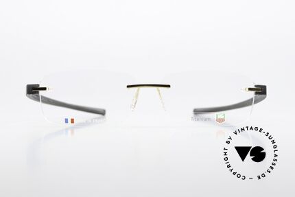 Tag Heuer 3942 Reflex Avantgarde Brille Herren, randlose vintage Brille; klassisch schwarz / gold, Passend für Herren Tag Heuer 3942 Reflex Avantgarde Brille Herren, randlose vintage Brille; klassisch schwarz / gold, Passend für Herren