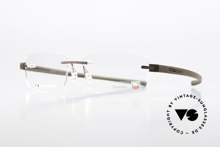Tag Heuer 3941 Reflex Sportliche Brille Chocolat, Avantgarde "Racing" Bügel aus Elastomer-Gummi, Passend für Herren Tag Heuer 3941 Reflex Sportliche Brille Chocolat, Avantgarde "Racing" Bügel aus Elastomer-Gummi, Passend für Herren