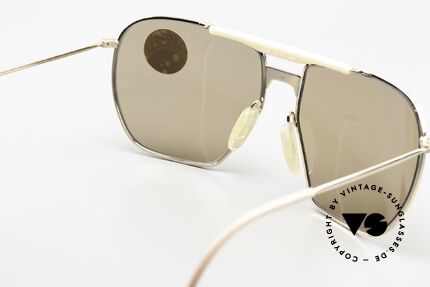 Zeiss 9918 XLarge 80er Sonnenbrille Sport, die vergoldete Fassung ist auch beliebig verglasbar, Passend für Herren