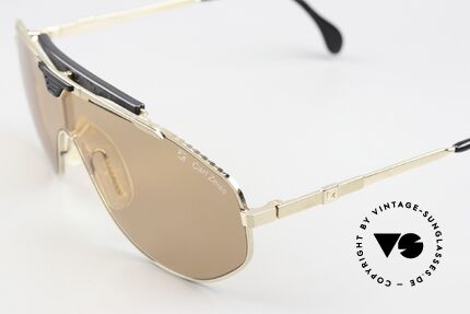 Zeiss 9937 Panorama Sonnenbrille 80er, Federscharniere & Sattelsteg für optimale Passform, Passend für Herren