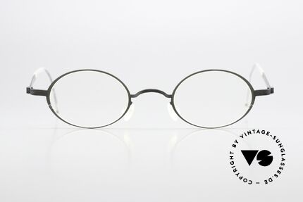 Lindberg 5000 Strip Titan Extra Kleine Brille Unisex Oval, Mod. 5000, Größe 41/22, No. 003028735, in dunkelgrau, Passend für Herren und Damen Lindberg 5000 Strip Titan Extra Kleine Brille Unisex Oval, Mod. 5000, Größe 41/22, No. 003028735, in dunkelgrau, Passend für Herren und Damen