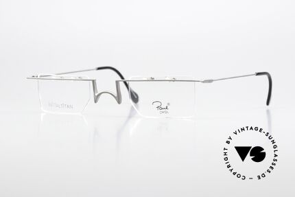 Paul Chiol 2021 Architekten Vintage Brille, vintage Paul Chiol Designer-Brillenfassung der 90er, Passend für Herren und Damen Paul Chiol 2021 Architekten Vintage Brille, vintage Paul Chiol Designer-Brillenfassung der 90er, Passend für Herren und Damen