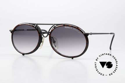 Porsche 5661 Geniale 4 in 1 Sonnenbrille, hoher Tragekomfort & Top-Qualität (100% UV Schutz), Passend für Herren und Damen