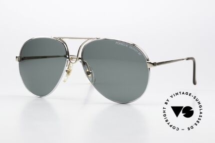 Porsche 5657 90er Brille Mit Wechselfront, edle Designer Sonnenbrille von PORSCHE Carrera, Passend für Herren und Damen