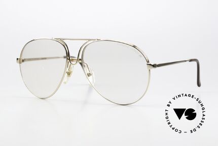 Porsche 5657 90er Brille Mit Wechselfront, somit Sonnenbrille und Korrektionsbrille zugleich, Passend für Herren und Damen