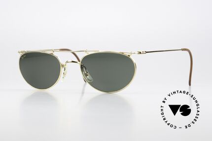 Ray Ban Deco Metals Oval B&L USA 90er Sonnenbrille Details