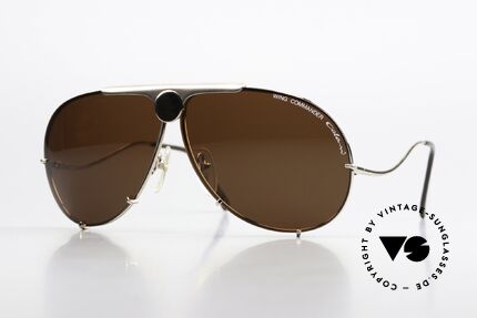 Colani 10-501 Wing Commander Aviator Brille, legendäre 80er Jahre Designerbrille von Luigi Colani, Passend für Herren Colani 10-501 Wing Commander Aviator Brille, legendäre 80er Jahre Designerbrille von Luigi Colani, Passend für Herren