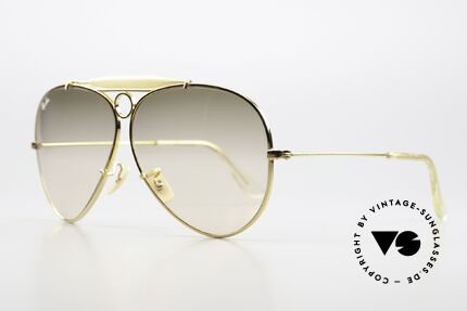 Ray Ban Shooter Limited Edition Mit Verlauf, sehr selten & begehrt; 18kt vergoldet, made in U.S.A., Passend für Herren
