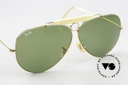 Ray Ban Shooter RB3 Bausch & Lomb Gläser, selten, edel und kostbar - ungetragen + orig. Etui, Passend für Herren Ray Ban Shooter RB3 Bausch & Lomb Gläser, selten, edel und kostbar - ungetragen + orig. Etui, Passend für Herren