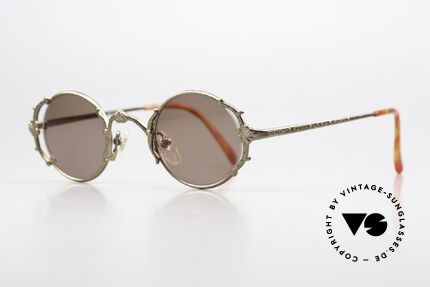 Jean Paul Gaultier 56-4176 Kunst und Kultur Brille 90er, Ludwig XIV hätte seine Freude an dieser JPG Brille, Passend für Herren und Damen