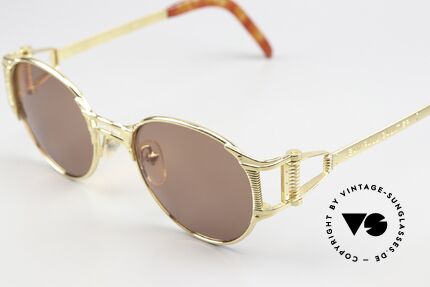 Jean Paul Gaultier 56-5105 90er Promi Sonnenbrille, Wahnsinns-Qualität; made in Japan (wie aus einem Guss), Passend für Herren und Damen