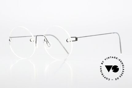 Lindberg 258 Air Titan Randlose Brille Variabel, das spezielle Titan wird auch in der Medizin verwendet, Passend für Herren und Damen