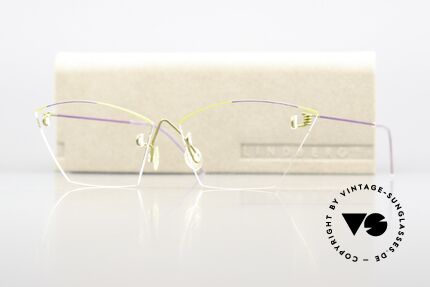 Lindberg 231 Air Titan Tolle Alte Lindberg Brille, der Rahmen ist fast unsichtbar & wiegt nur 2,7 Gramm, Passend für Damen Lindberg 231 Air Titan Tolle Alte Lindberg Brille, der Rahmen ist fast unsichtbar & wiegt nur 2,7 Gramm, Passend für Damen