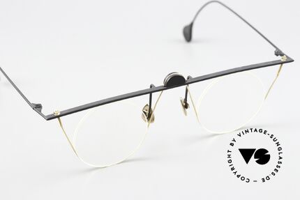 Paul Chiol 07 Architekten Vintage Brille, ein ungetragenes, circa 30 Jahre altes, Meisterstück, Passend für Herren und Damen