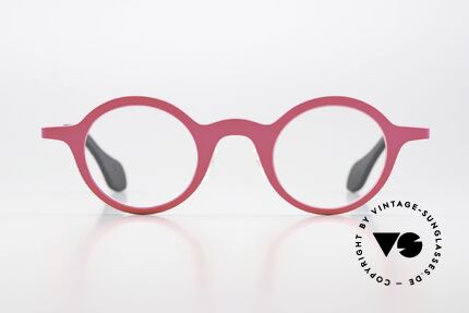 Theo Belgium Mille 24 Neon Pink Brille Eyecatcher, Modell mille+24 in color code 306: NEON PINK, Passend für Herren und Damen