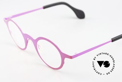 Theo Belgium Mille 24 Neon Pink Brille Eyecatcher, ungetragen; wie alle unsere vintage Theo Brillen, Passend für Herren und Damen