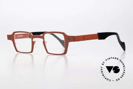 Theo Belgium Sixteen Titaniumbrille Rot Metallic, aufgrund der Farbe eher eine Brille für Damen, Passend für Damen