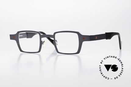 Theo Belgium Sixteen Titaniumbrille Grau Metallic Details