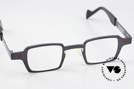 Theo Belgium Sixteen Titaniumbrille Grau Metallic, ungetragenes Modell der Theo 'TEENS' Familie, Passend für Herren und Damen