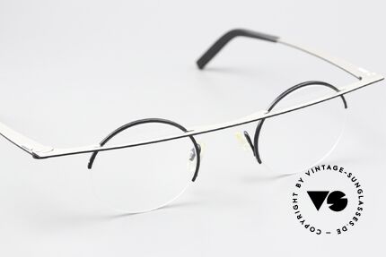 Theo Belgium Gnocchi Balkenbrille Titan Randlos, Kreation und Verarbeitung auf Spitzen-Niveau!, Passend für Herren und Damen