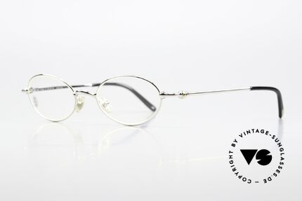 Cartier Mizar - M Ovale Luxus Brille Platin 90er, teure Platin-Edition: Fassung mit Platin-Legierung, Passend für Herren und Damen