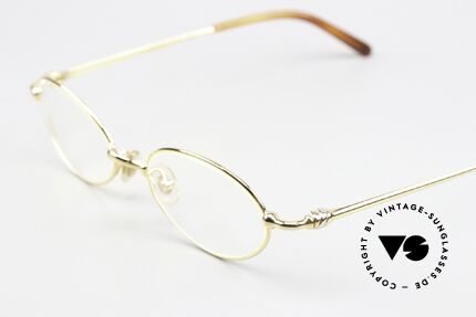 Cartier Mizar - M Ovale Luxus Brille 22kt Gold, ungetragene Luxusbrille mit orig. Etui & Putztuch, Passend für Herren und Damen
