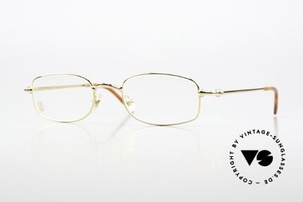 Cartier Sadir - L Thin Rim Series 22kt Gold Details