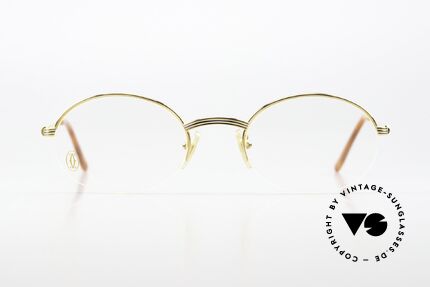 Cartier Manhattan - L Rare 53mm Grösse Vergoldet, Modell aus der Cartier 'Semi-Rimless' Collection, Passend für Herren und Damen