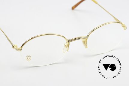 Cartier Manhattan - L Rare 53mm Grösse Vergoldet, ungetragen mit original Verpackung (Box, Etui, etc), Passend für Herren und Damen