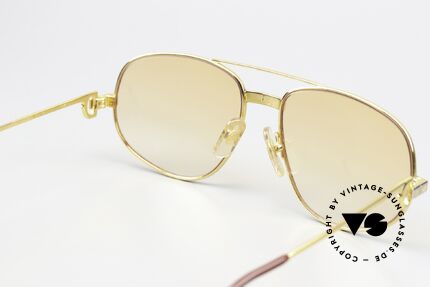 Cartier Romance Santos - M Gläser in Orange Verlauf, KEINE RETRObrille; ein 35 Jahre altes vintage ORIGINAL, Passend für Herren und Damen Cartier Romance Santos - M Gläser in Orange Verlauf, KEINE RETRObrille; ein 35 Jahre altes vintage ORIGINAL, Passend für Herren und Damen