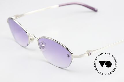 Cartier Anakie Juwelen Kollektion Brille, halb rahmenlose Damen LUXUS-Sonnenbrille!, Passend für Damen