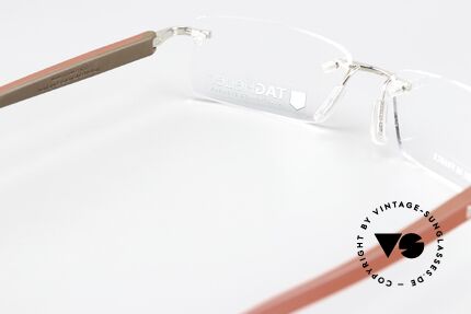 Tag Heuer 8109 Trends Randlosbrille Avantgarde, KEINE Retrobrille, sondern ein Original von 2010, Passend für Herren