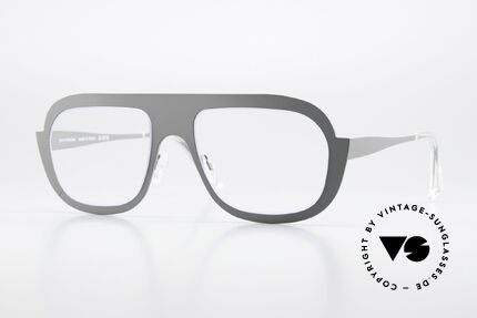 Theo Belgium Bientot Pure Titanium Designerbrille, Theo Titanium Brille, Modell Bientôt, Gr. 56/19, Passend für Herren und Damen