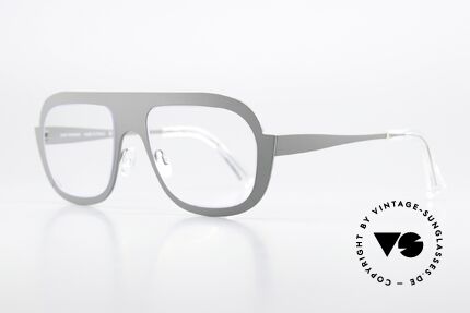 Theo Belgium Bientot Pure Titanium Designerbrille, in Zusammenarbeit mit Matali Crasset (um 2015), Passend für Herren und Damen